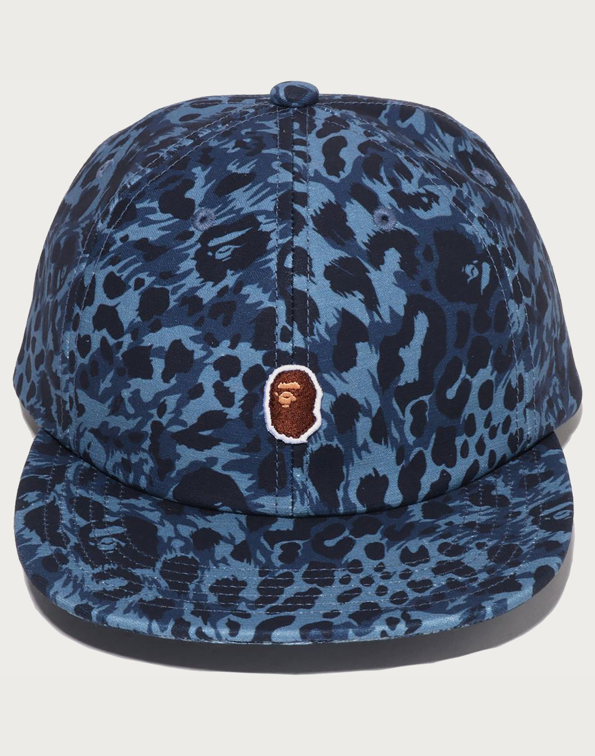 WILD LEOPARD PATTERN ONE POINT CAP MENS
