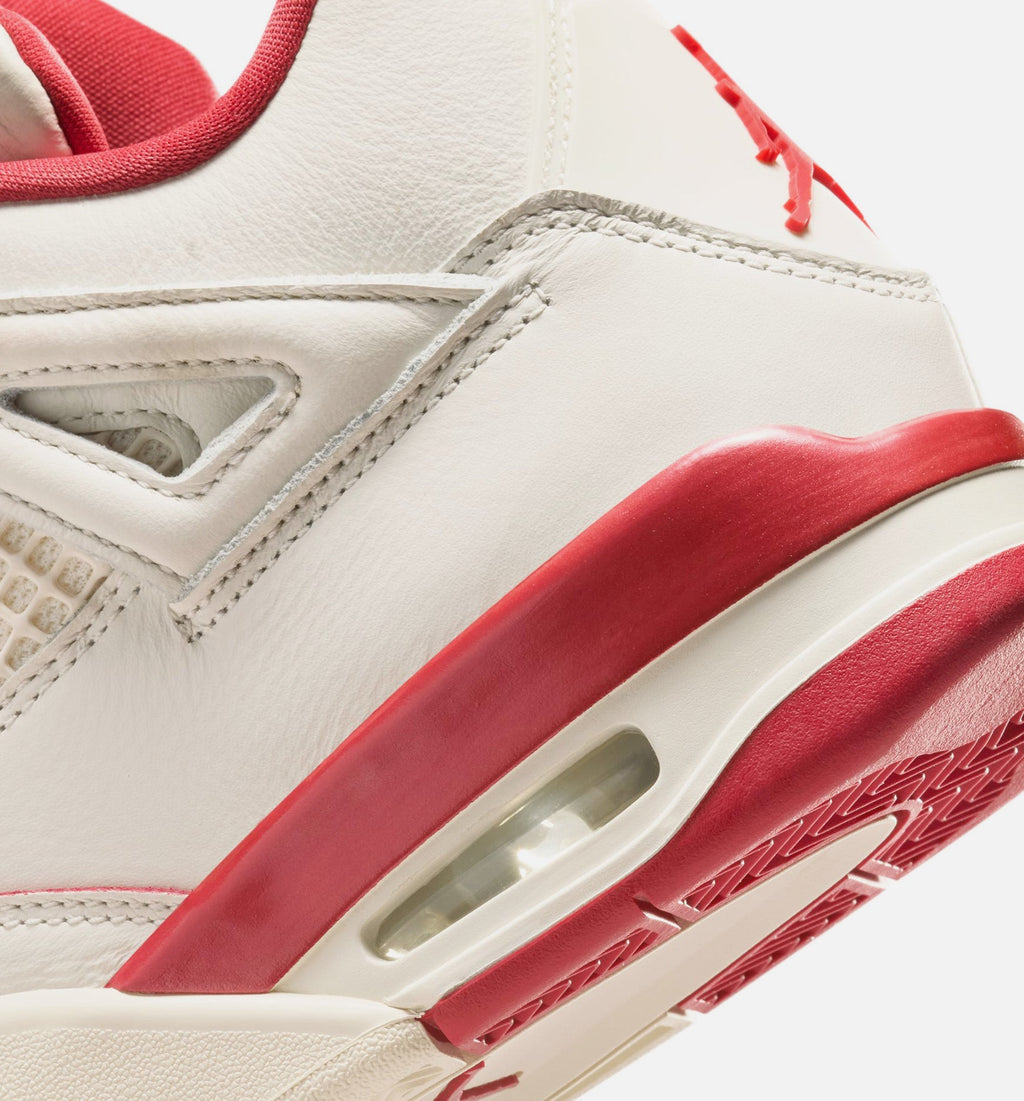 Air Jordan 4 Retro Valentine's Day Women's – Pale Ivory/Sierra Red/Tough Red