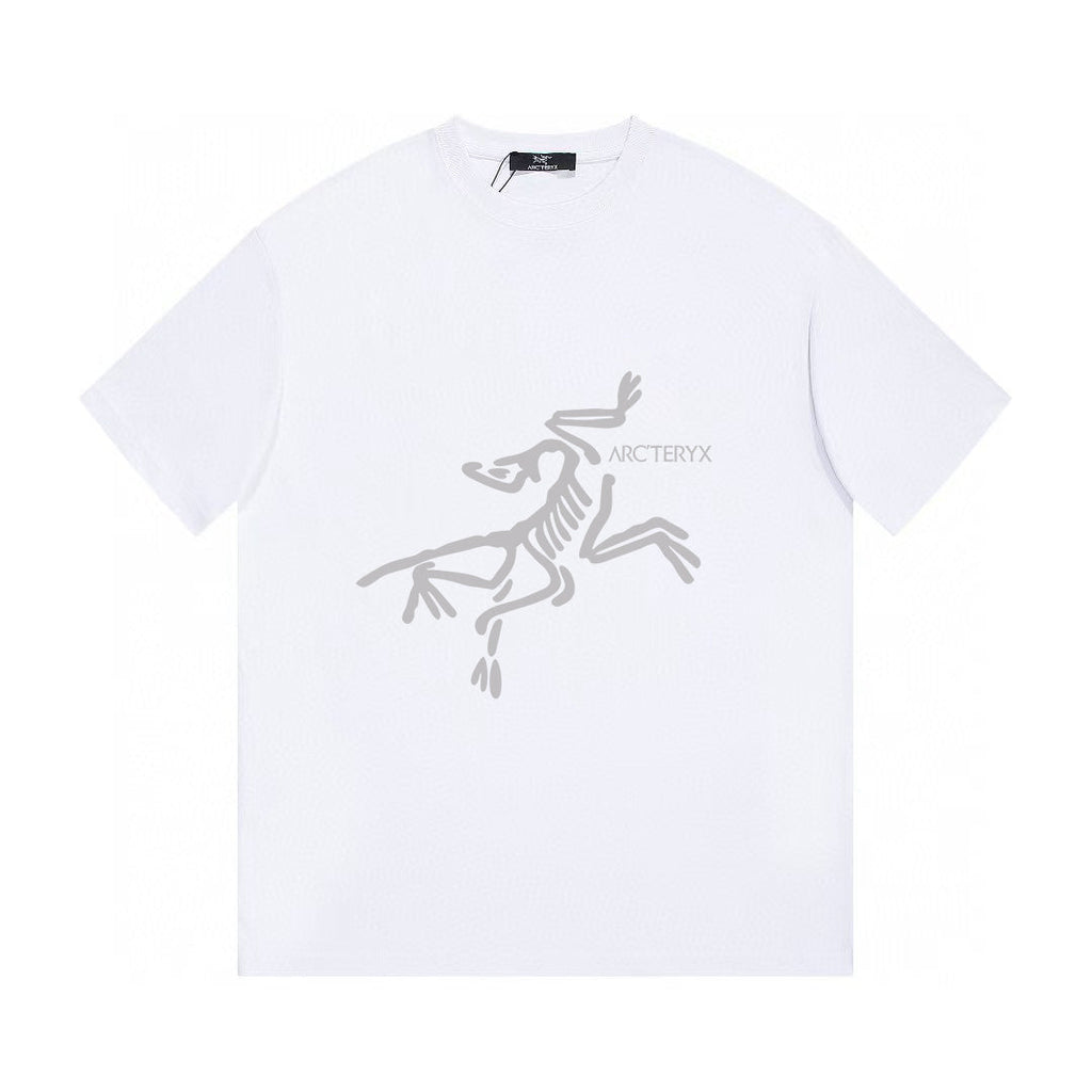 Arc'teryx Large Front Fossil‑Bird Graphic SS T‑Shirt
