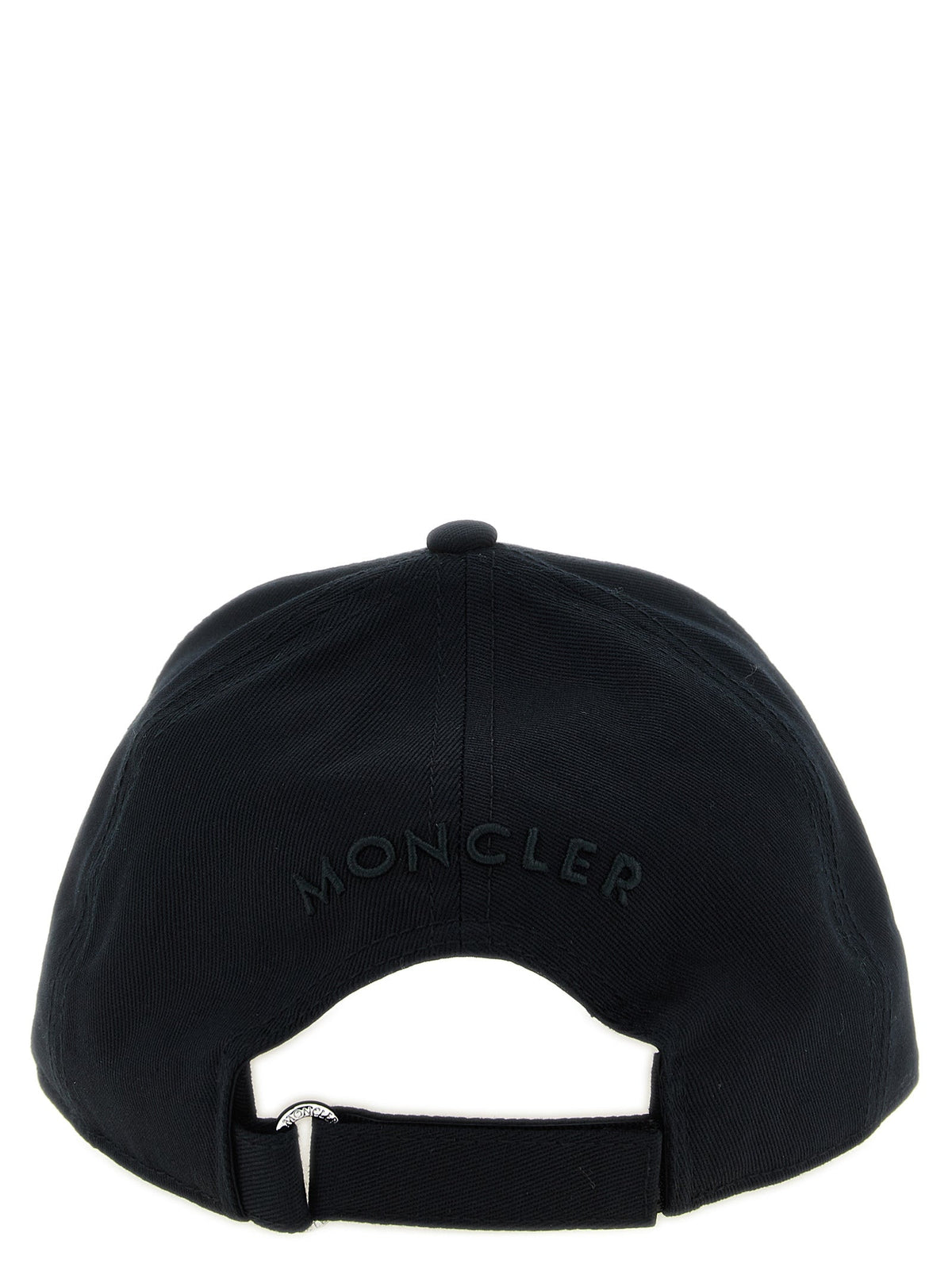 Moncler Black Cotton Baseball Cap