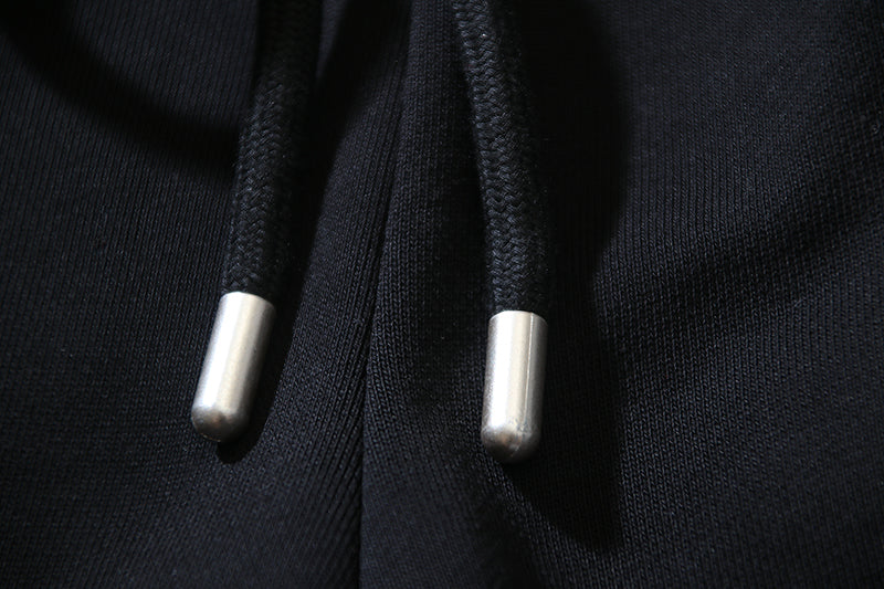 Off White Striped Wave Print Pants