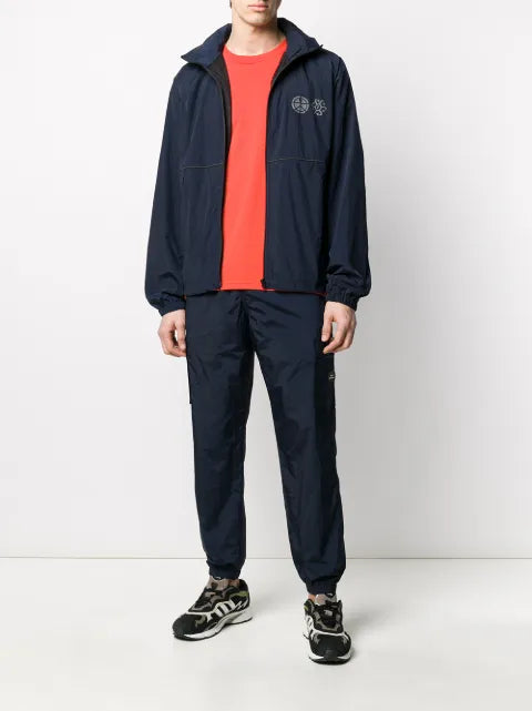 RASSVET zipped hooded track jacket