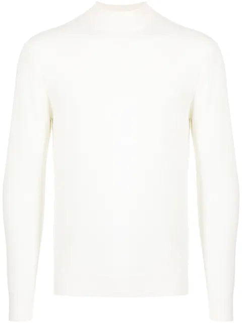 N.Peal mock neck knitted jumper