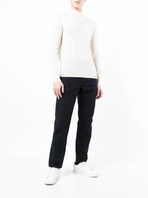 N.Peal mock neck knitted jumper