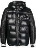 Moncler padded detachable-hood jacket