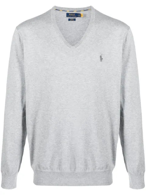 Polo Ralph Lauren embroidered-pony knit jumper