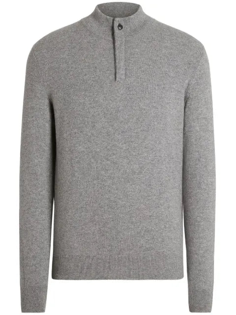 Zegna Oasi mock-neck cashmere jumper