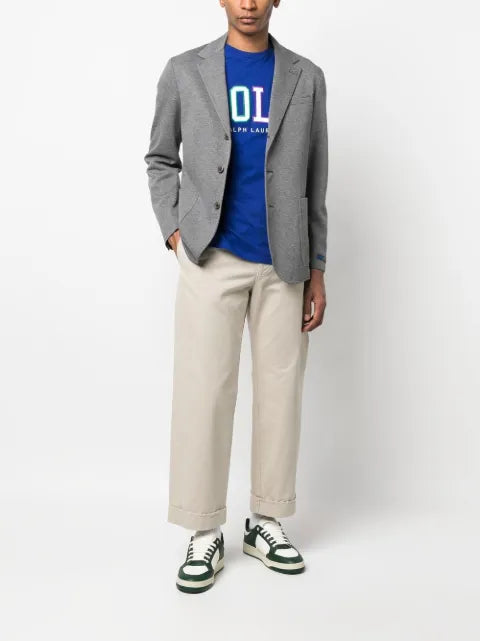 Polo Ralph Lauren single-breasted cotton-blend blazer