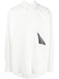 Yuiki Shimoji crow-print shirt jacket