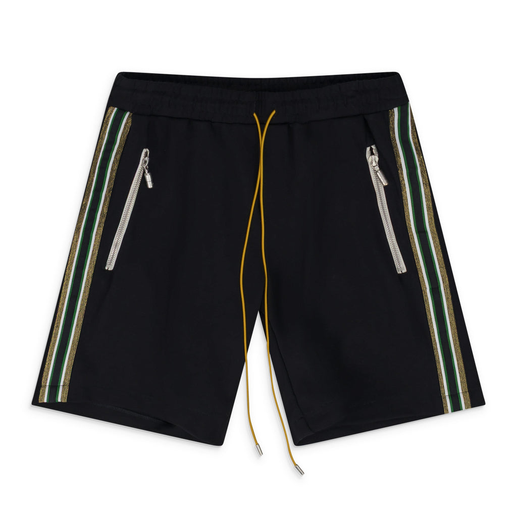 Black/Green Traxedo Shorts