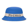 Blue/White Logo Nylon Bucket Hat