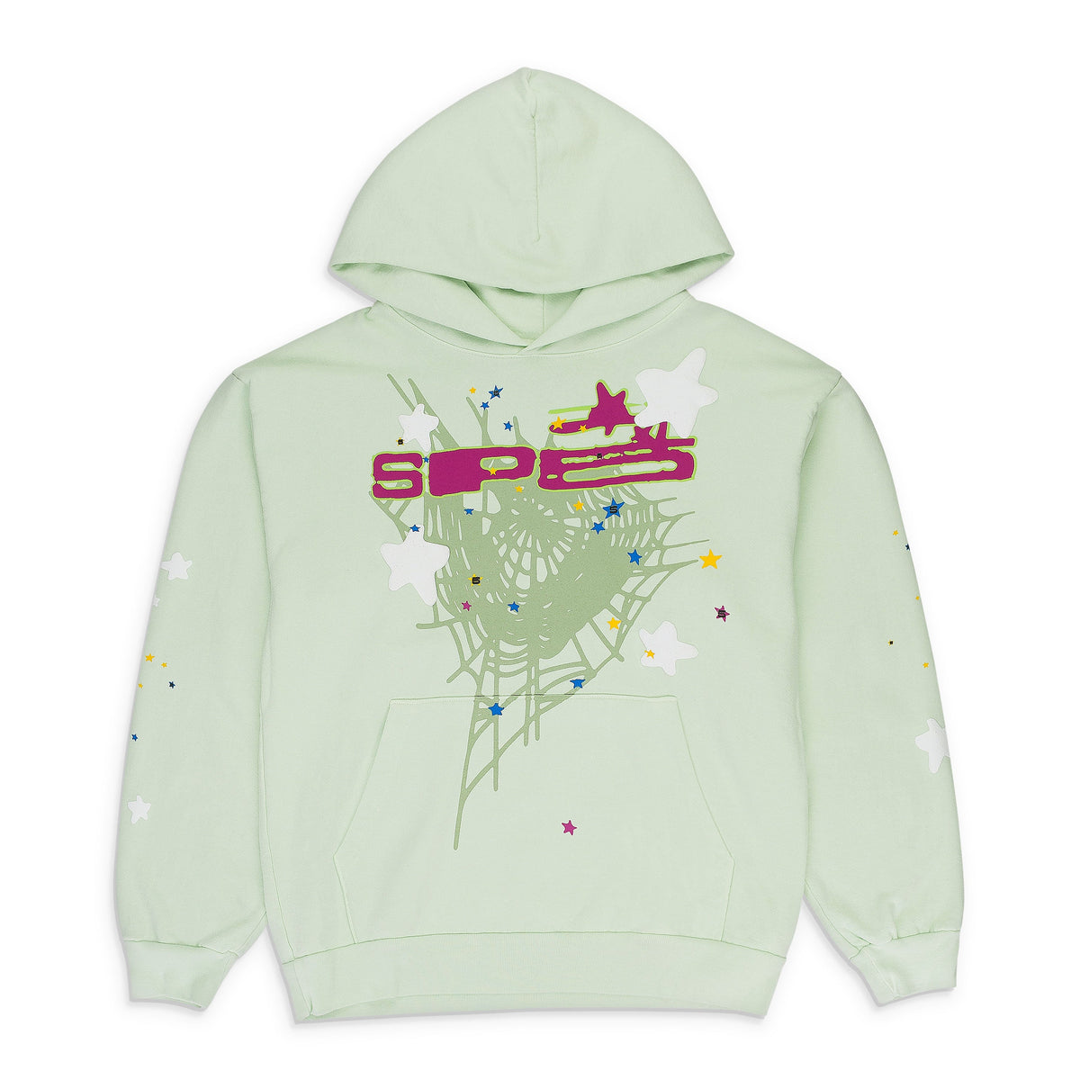 Mint Graphic Print Hoodie