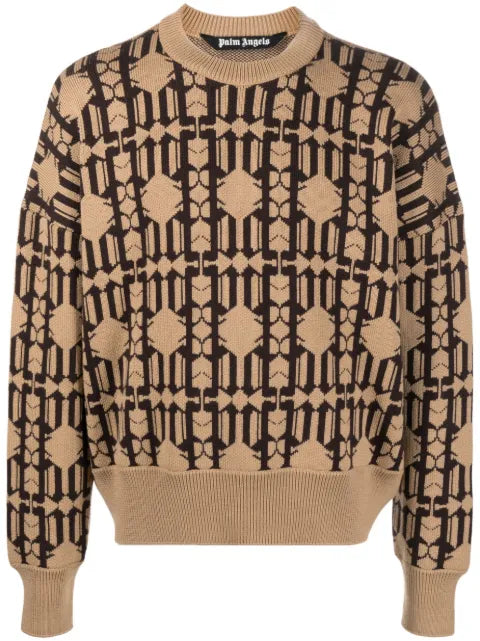 Palm Angels jacquard sweater