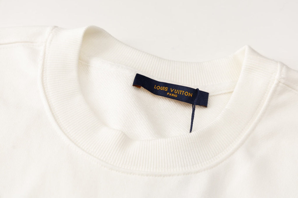 New Western Cowboy Heavy Embroidered Crew Neck Sweatshirt