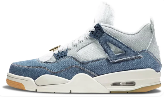 Air Jordan 4 Retro 'Denim' – Worn Blue | Premium Denim-Inspired AJ4 with Textile Upper & Fashion-Forward Construction