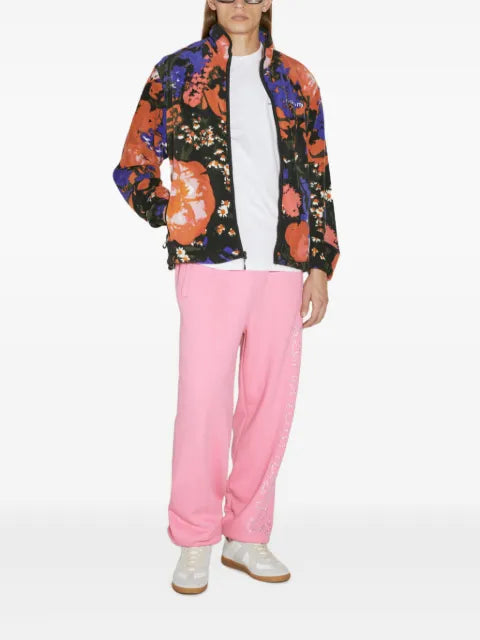 Awake NY Floral-print fleece jacket