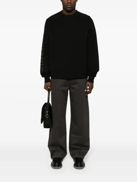 Jacquemus Le Sweatshirt Typo cotton top