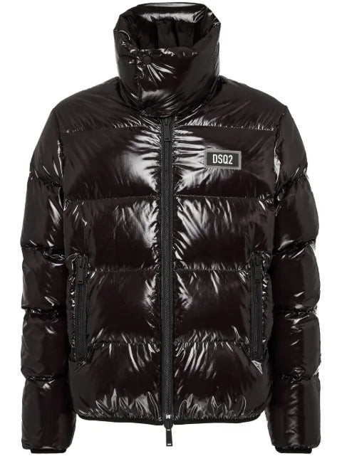 DSQUARED2 logo-patch padded jacket