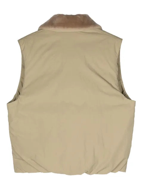 Nanushka fleece-collar padded gilet
