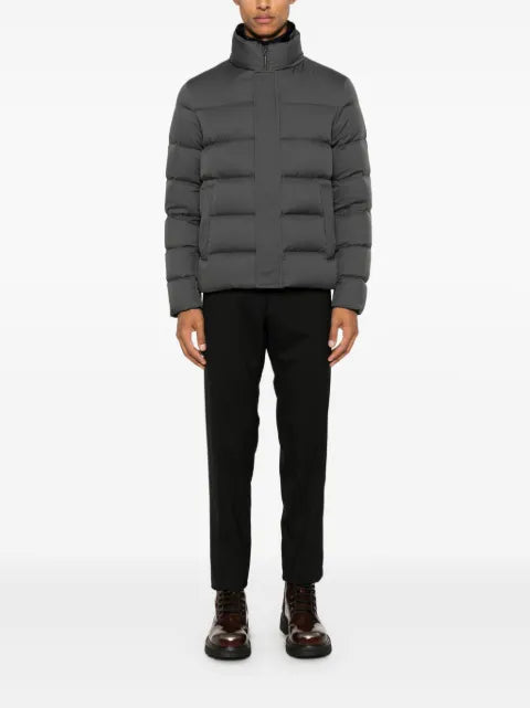 Herno logo-plaque puffer jacket