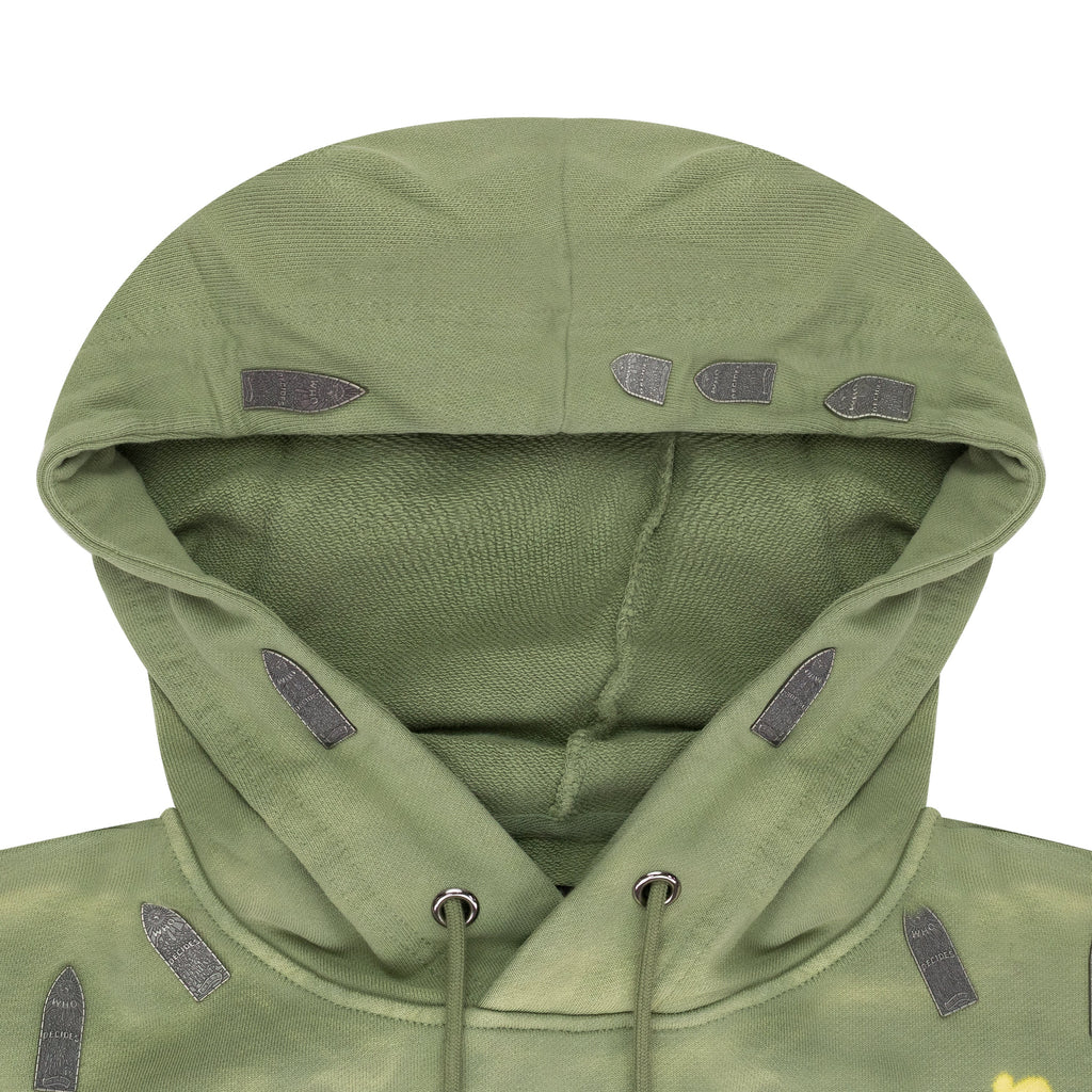 SAGE OVERDYED HARDWARE HOODIE