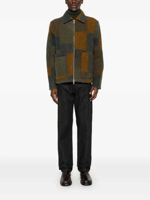 NN07 Gael - two-way zipper wool jacket