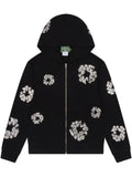 Denim Tears Swarovski Wreath "Black" zip hoodie