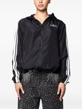 PROTOTYPES stripe-detail hooded jacket
