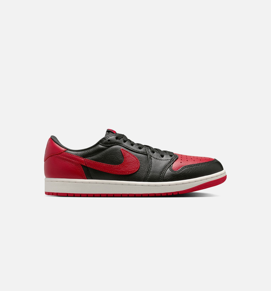 Air Jordan 1 Retro Low OG 'Banned' - Men's Lifestyle Sneaker (Black/Black/Varsity Red/Summit White)