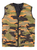 ArkAir full-zip patterned reversible gilet