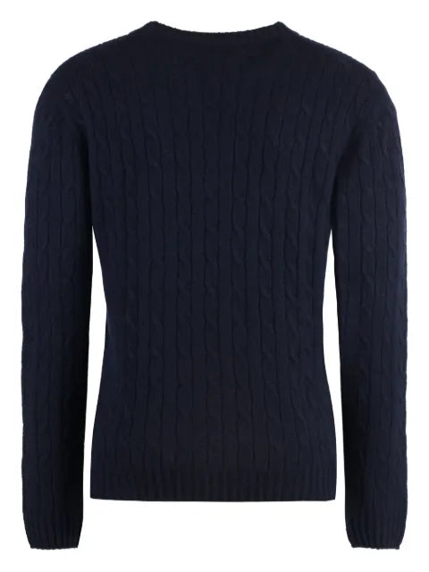 THE (Alphabet) cable-knit sweater