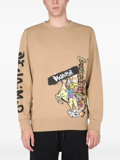 DISCLAIMER graphic-print sweatshirt