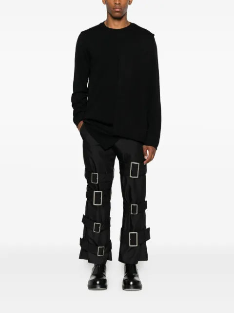 Comme Des Garçons Shirt layered wrap sweater