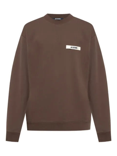 Jacquemus logo-patch sweatshirt