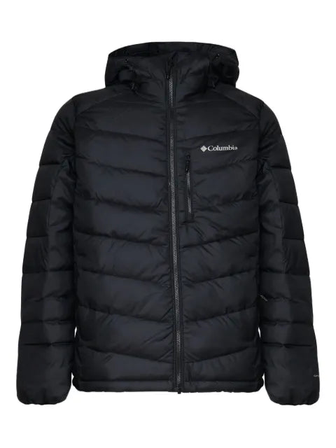 Columbia logo-print hooded padded jacket