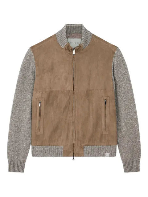 Paul & Shark suede-panel jacket