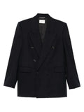 Saint Laurent double-breasted jacket in wool