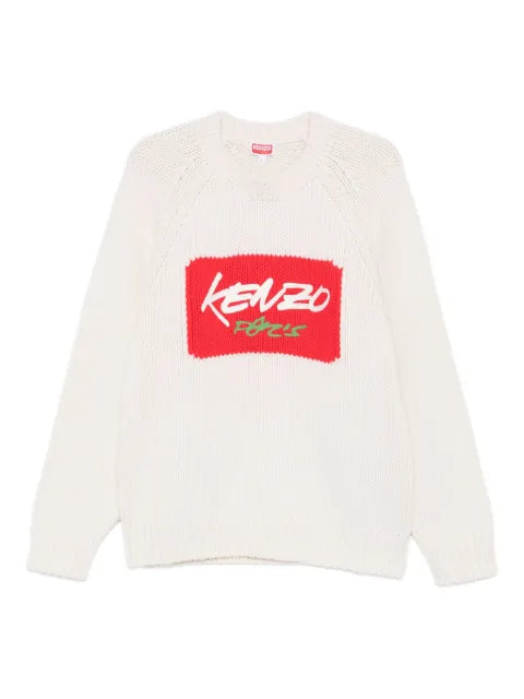 Kenzo logo-print crew-neck sweater
