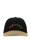 Alexander McQueen two-tone baseball cap