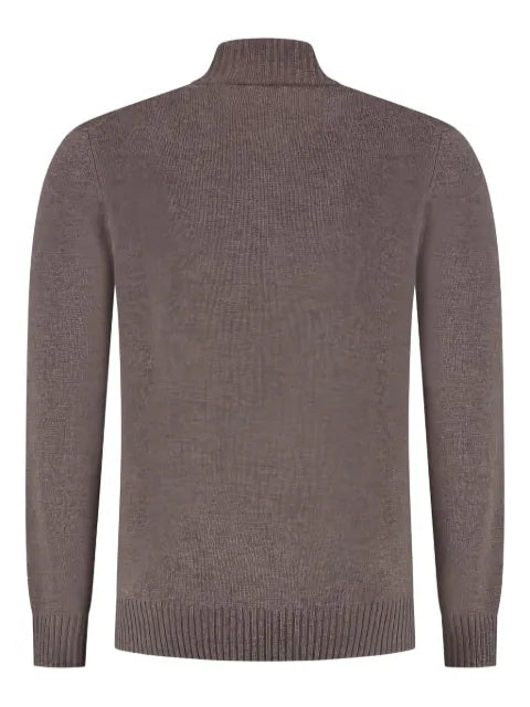Gran Sasso high-neck zip-up sweater