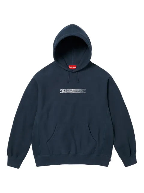 Supreme x Swarovski motion-logo hoodie