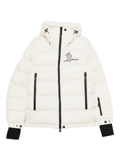 Moncler Grenoble hooded zip-fastening jacket