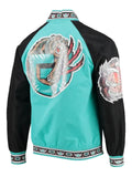Mitchell & Ness x Vancouver Grizzlies diamond-quilted jacket
