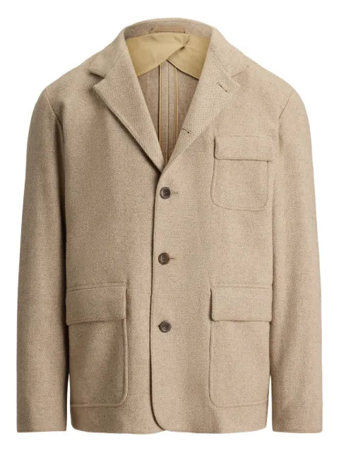 Ralph Lauren Purple Label textured flapped pocket jacket