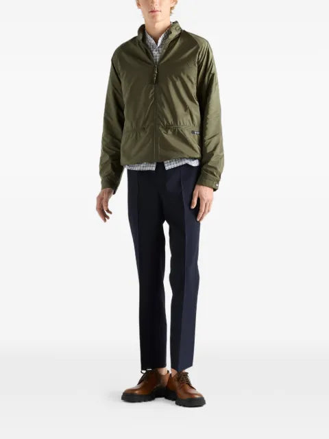 Prada hooded raglan-sleeves jacket