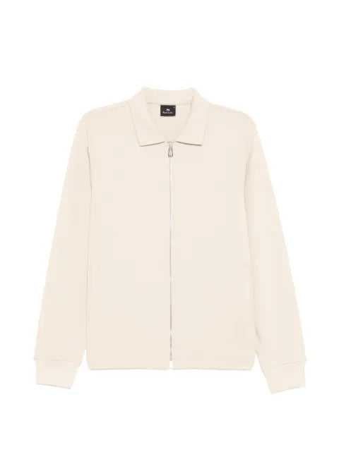 PS Paul Smith double-face jersey zip-front sweatshirt