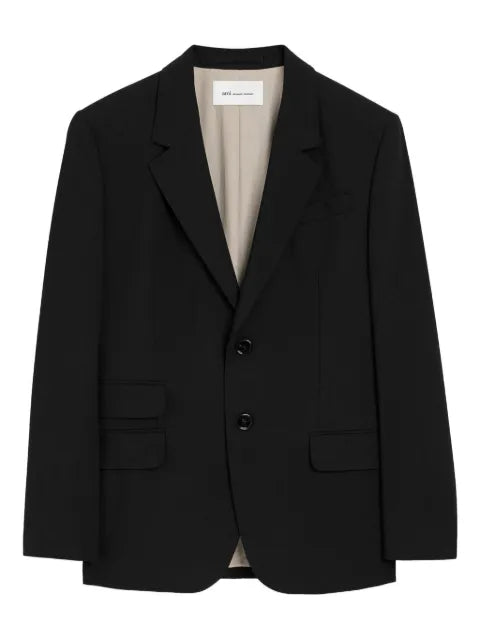 AMI Paris new wool straight single breasted jacket