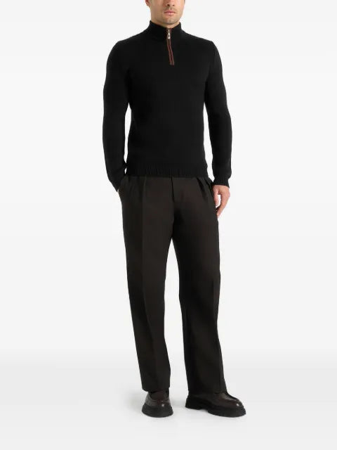 Manière De Voir Torin quarter zip knit jumper