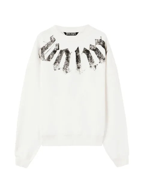 Palm Angels Big Neck Logo loose sweatshirt