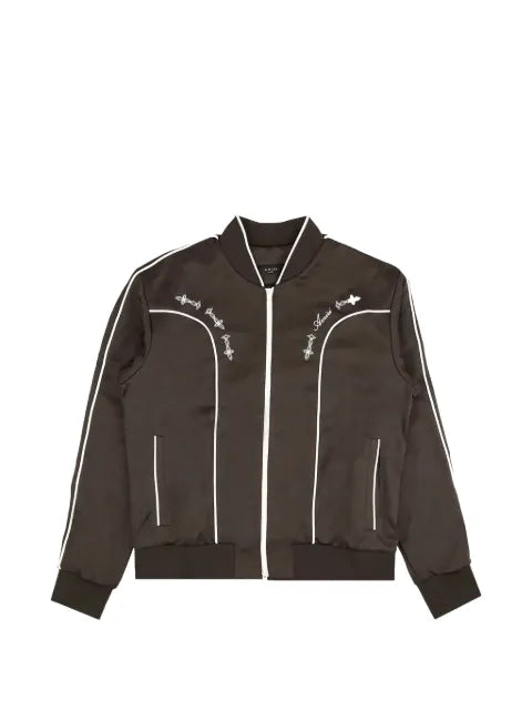 AMIRI graphic-details bomber jacket
